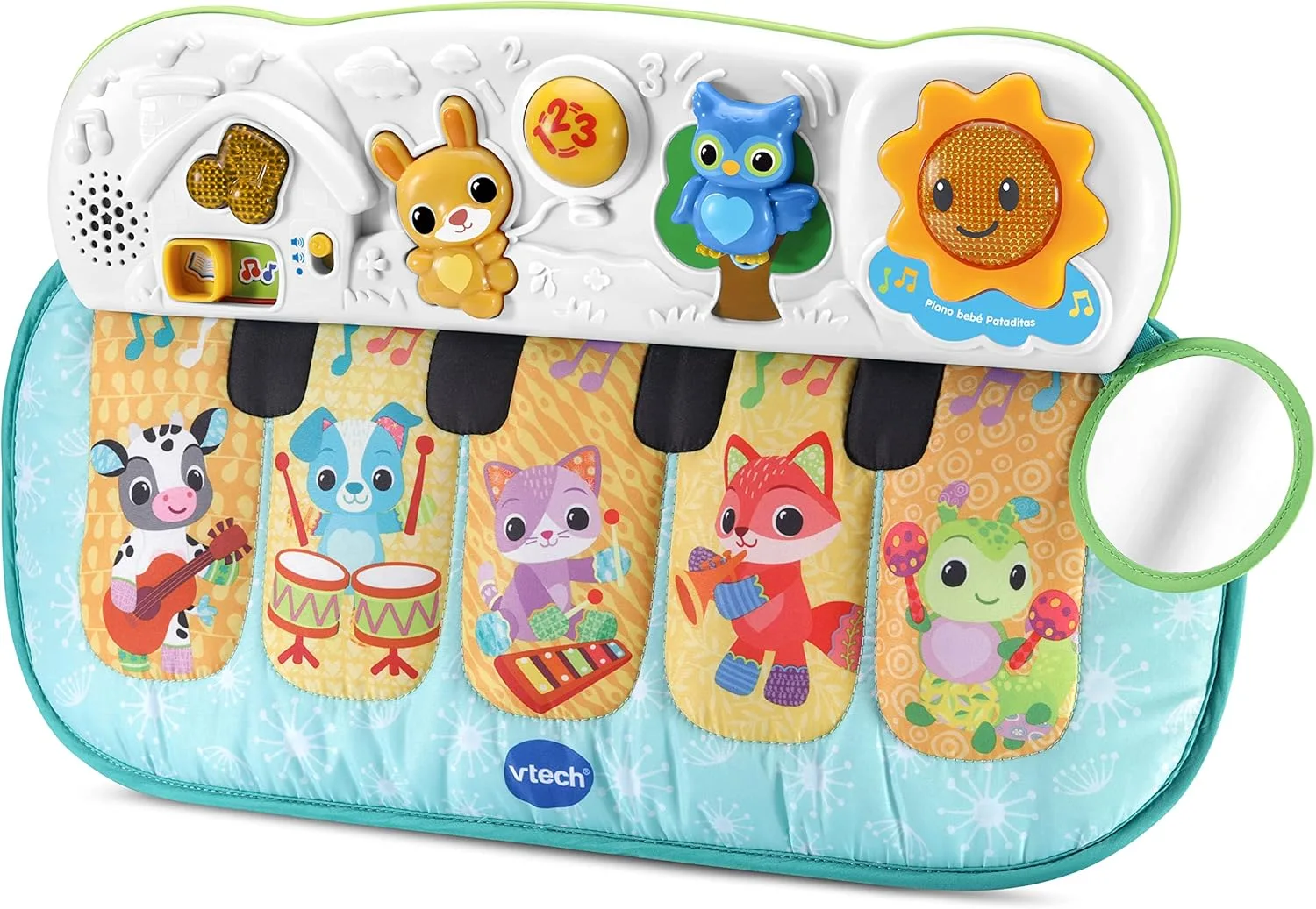 Piano bebé pataditas con sonidos musicales juguete para cuna de Vtech