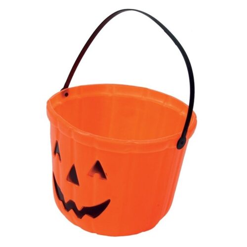 Cubo calabaza de Halloween para niños de 20 cm 16900