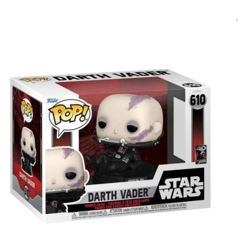 Funko POP Star Wars 610 Vader sin mascara del 40 aniversario del Retorno del Jedi