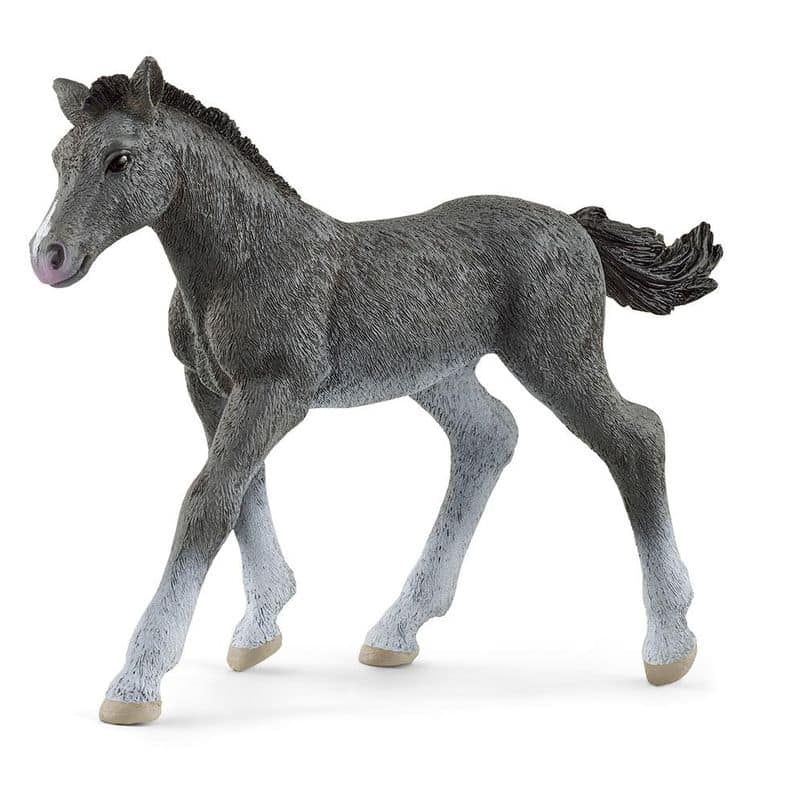 Potro Trakhener gris con calzas blancas de Schleich 13944