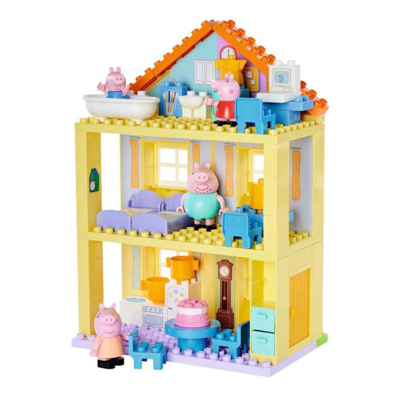 Peppa Pig Casa familiar bloques de construcción de 86 piezas - Imagen 2