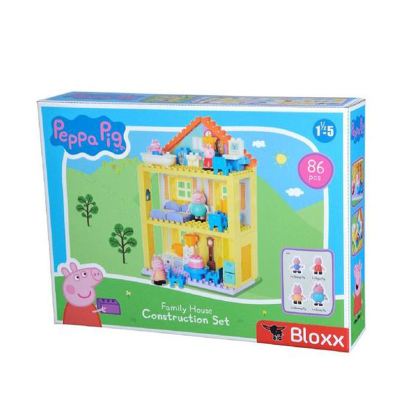 Peppa Pig Casa familiar bloques de construcción de 86 piezas