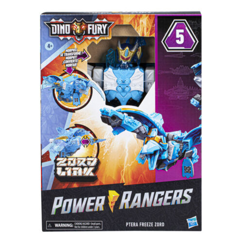 Figura Ptera Freee Zord de Power Ranger Dino Fury transformable