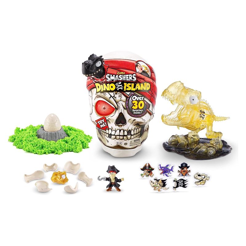 Dino Island calavera gigante con accesorios para niños