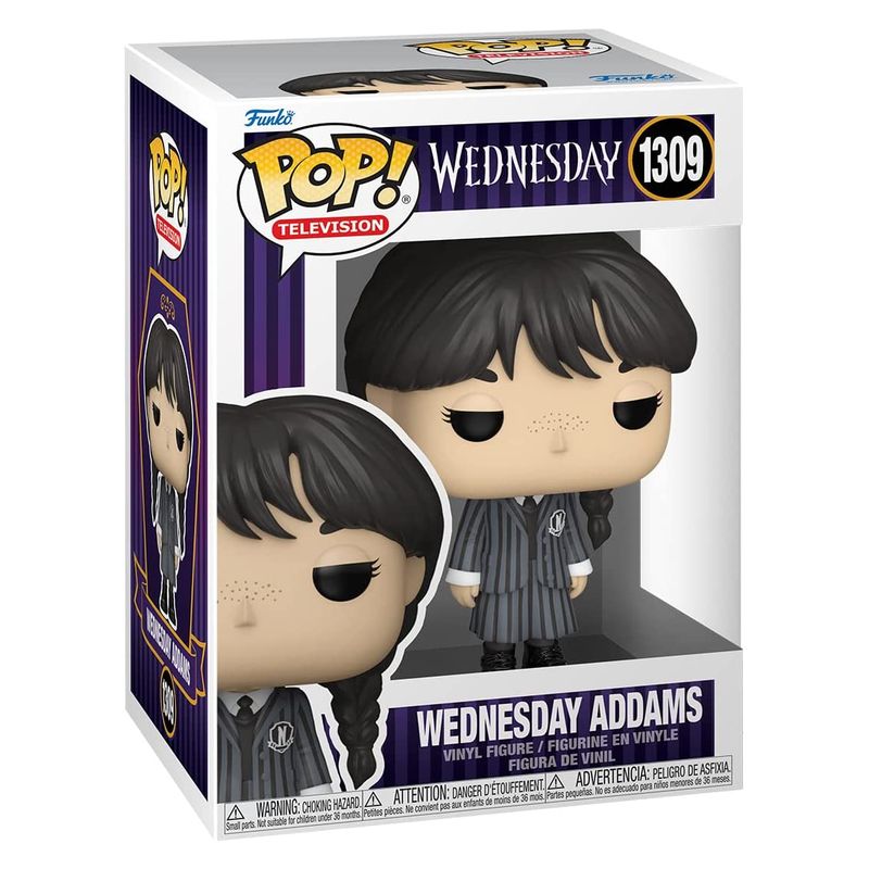 Funko POP Series 1309 Miércoles Addams con uniforme de academia Nevermore