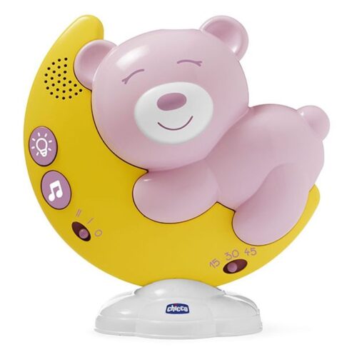 Proyector rosa next to moon de Chicco con sonidos y luces