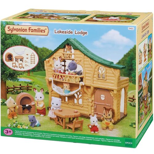 Sylvanian Families Set Cabaña del lago con barbacoa y mesa