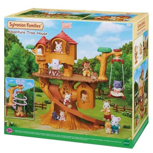 Sylvanian Families casa del arbol de aventuras con columpio