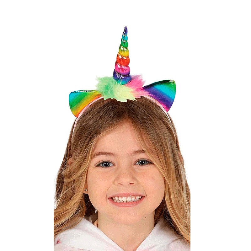 Diadema Unicornio Arcoiris