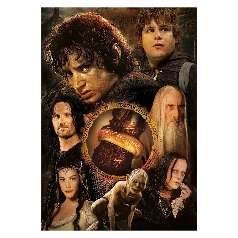 Puzzle 1000 piezas de los protagonistas del Señor de los Anillos 39739 - Imagen 2