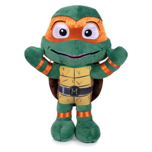 Peluche de Michelangelo tortugas ninjas de 30 cm de alto y textura suave