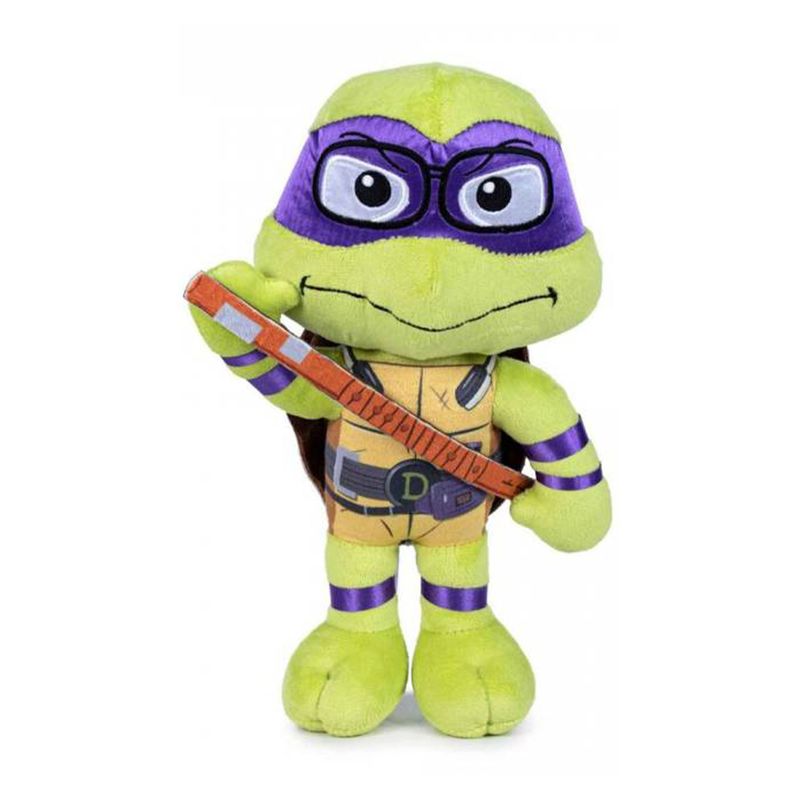 Peluche de Donatello tortugas ninjas de 30 cm de alto y textura suave