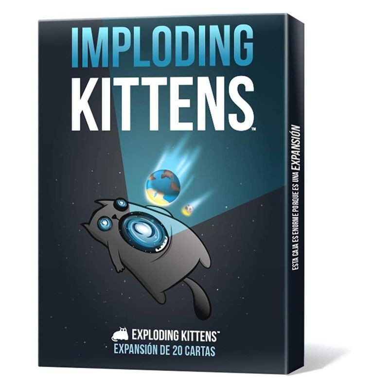 Juego de cartas Imploding Kittens expansión con 20 cartas incluidas