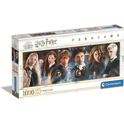Puzzle 1000 piezas panorámico de magos de Harry Potter de Clementoni