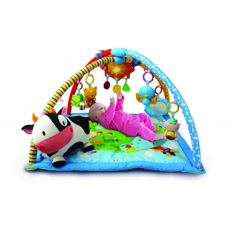 Manta Cantarina Azul Convertible en Gimnasio Infantil - Vtech 80146422