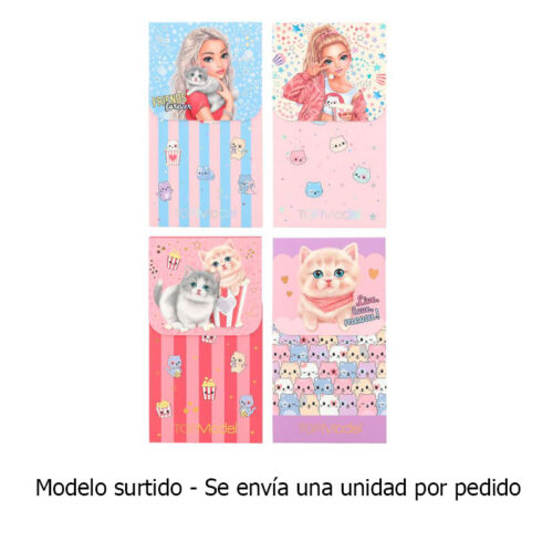 Bloc con cierre magnético modelo Gato Cutie Star con modelos surtidos