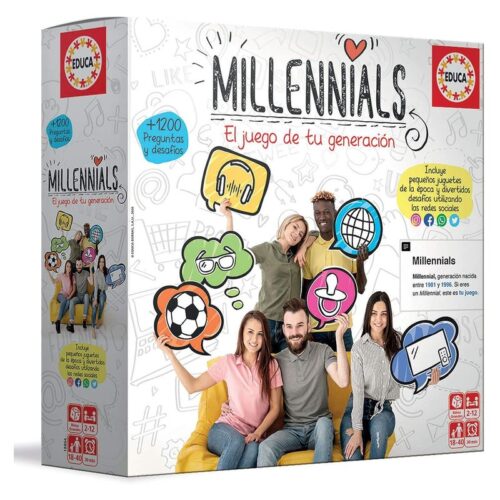 Millenial Generation juego de mesa de preguntas