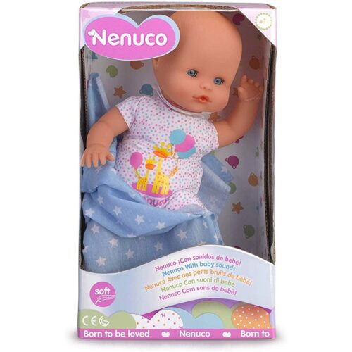 Muñeco Nenuco Recien Nacido con Sonidos de Bebe