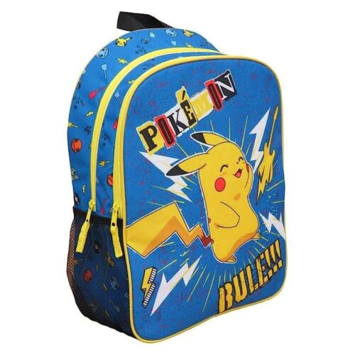 Mochila con 41 cm de Pokémon con estampado de Pikachu adaptable