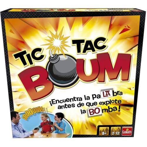 Tic Tac Boum Juego de Mesa de Cartas de Goliath