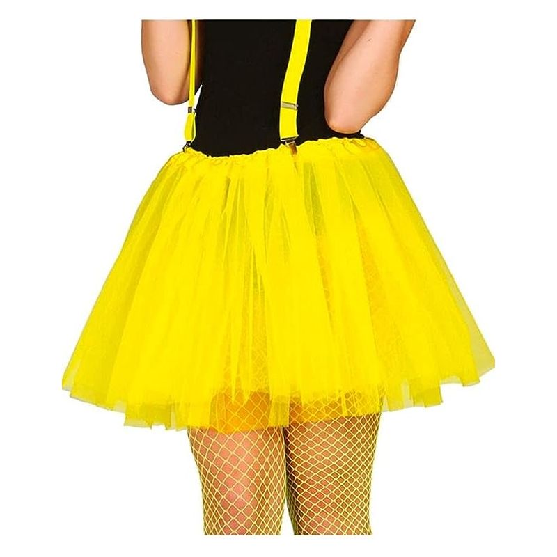 Falda estilo tutú color amarillo accesorio para disfraces Guirca 18487 - Más de 11 años