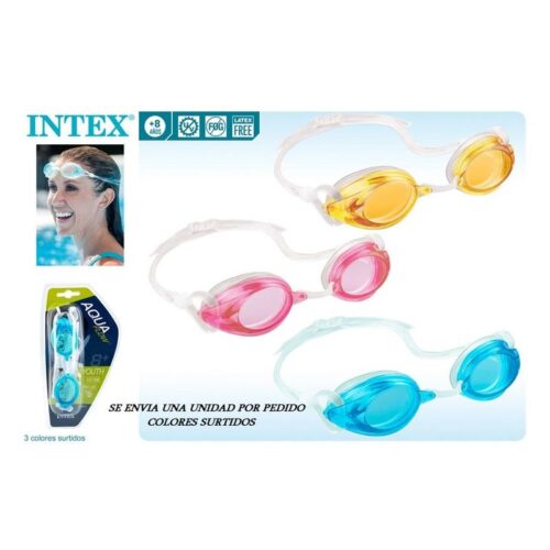 Gafas de natacion de silicona colores surtidos de la marca INTEX 55684