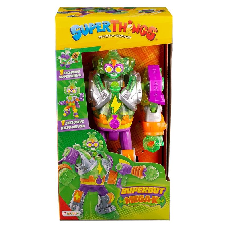 Superbot Mega-K Superthings con accesorio de combate y figuras exclusivas - A partir de 3 años - Imagen 2