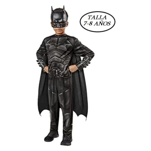 Disfraz del superhéroe Batman clásico DC para niños 7-8 años 702979-L – A partir de 7 años