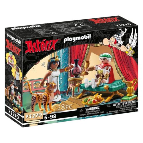 Playmobil 71270 Astérix figuras de César y Cleopatra con Leonardo – A partir de 5 años