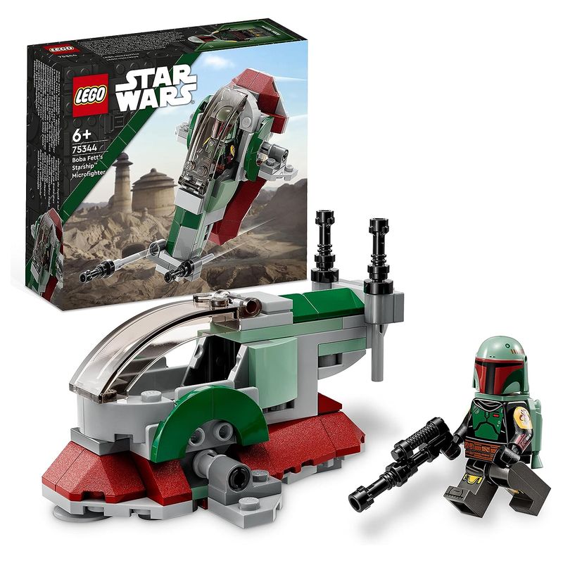 LEGO 75344 Star Wars Microfighter nave estelar de Boba Fett - A partir de 4 años