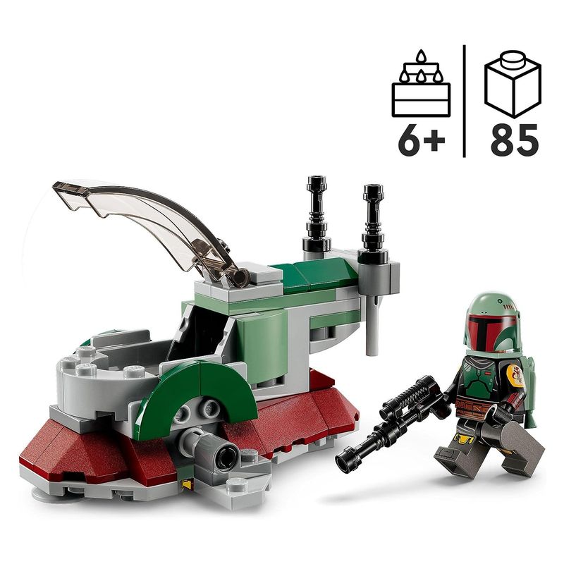 LEGO 75344 Star Wars Microfighter nave estelar de Boba Fett - A partir de 4 años - Imagen 2