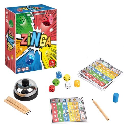 Juego de mesa infantil Zinga de 2 a 4 jugadores Ludilo – A partir de 8 años