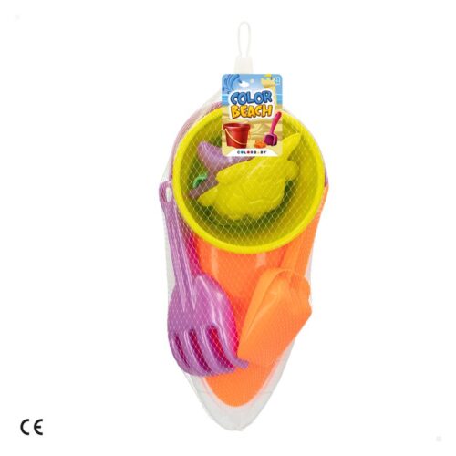 Conjunto de playa barco con palas y moldes para juga en la arena 24938