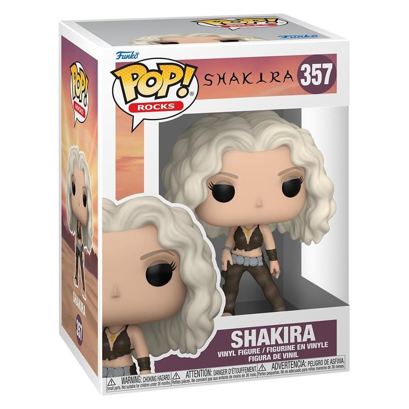 Funko POP Rocks 357 Shakira basada en videoclip Whenever Wherever - A partir de 6 años - Imagen 2