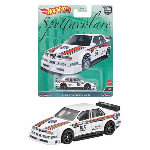 Hot Wheels Premium Spettacolare Alfa Romeo 155 V6 TI – A partir de 4 años