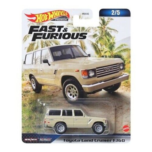 Hot Wheels Fast and Furious Premium Toyota Land Cruiser FJ60 – A partir de 4 años