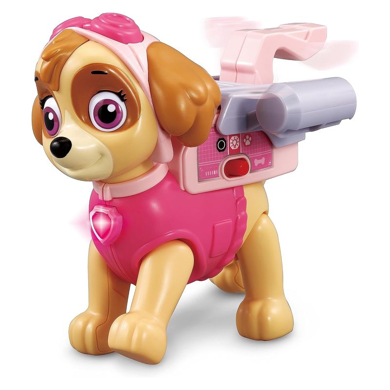 Mascota interactiva Skye rosa paw patrol con más de 100 frases Vtech - A partir de 3 años