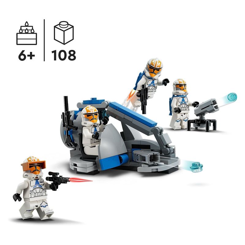 LEGO 75359 Star Wars pack de combate soldados clon de la 332 Ahsoka - A partir de 6 años - Imagen 2