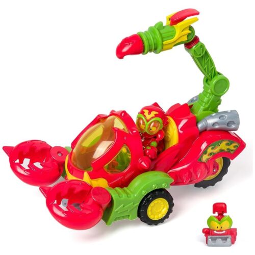 Vehículo Superthings Wild Scorpion con Wild Kid y Wild Villano exclusivos – A partir de 3 años