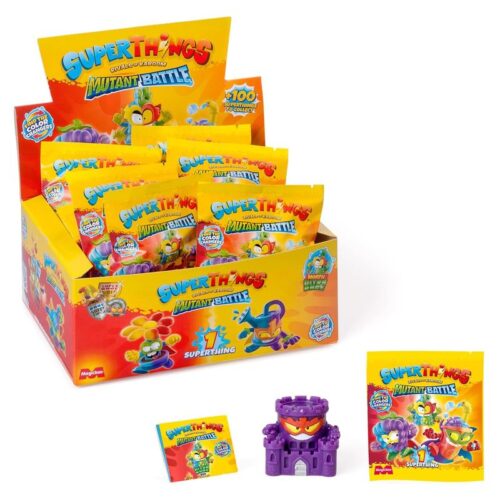 Superthings Serie 12 Mutant Battle Caja con 25 Sobres Sorpresa Magic Box – A partir de 3 años