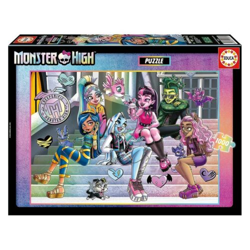 Puzzle 1000 piezas para adultos Monster High 19703 EDUCA BORRA – A partir de 6 años