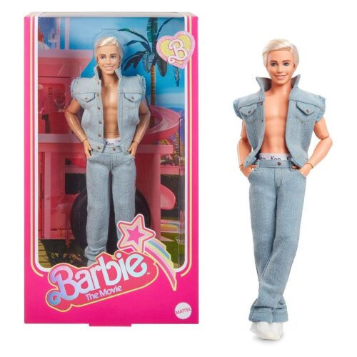 Muñeco articulado Ken de Barbie La Película con conjunto vaquero – A partir de 3 años