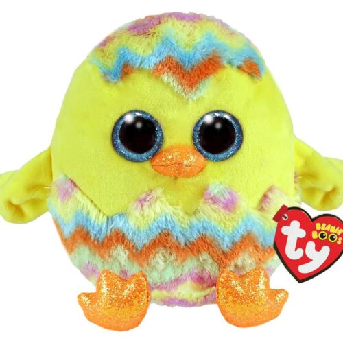 Peluche de pollito Corwin amarillo Beanie Boo de TY 36569 con 15cm – A partir de 4 años