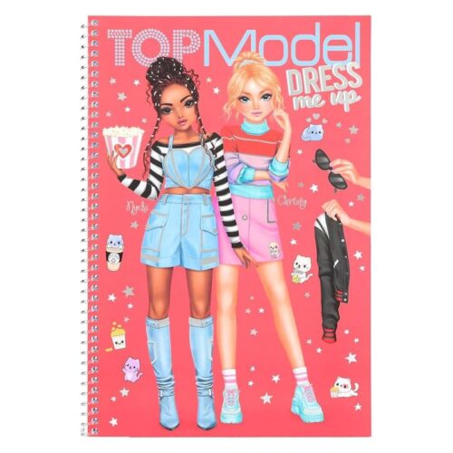 Cuaderno Dress Me Up para decorar con pegatinas de Top Model 12433 – A partir de 6 años
