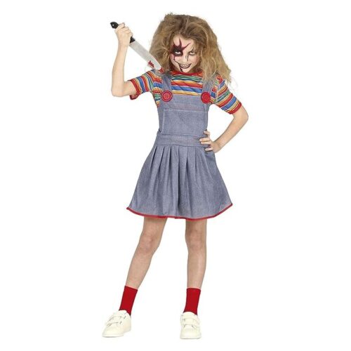 Disfraz Halloween infantil muñeca diabólica talla 5-6 años 77669 GUIRCA – A partir de 5 años