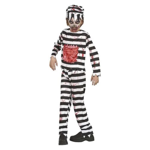 Disfraz infantil Halloween zoombie convicto talla 7-9 años 77574 GUIRCA – A partir de 7 años