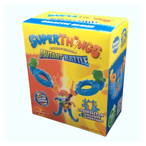 Exoskeleton Superthings Serie 12 Mutant Battle Galatic con figura sorpresa – A partir de 3 años