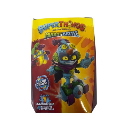Kazoom Kid Superthings Serie 12 Mutant Battle Snowful + figura exclusiva – A partir de 3 años