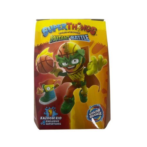 Kazoom Kid Superthings Serie 12 Mutant Battle Sportacular + figura exclusiva – A partir de 3 años