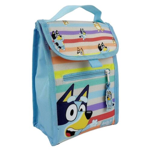 Bolsa merienda Bluey multicolor con ilustraciones de Bluey y Bingo – A partir de 3 años